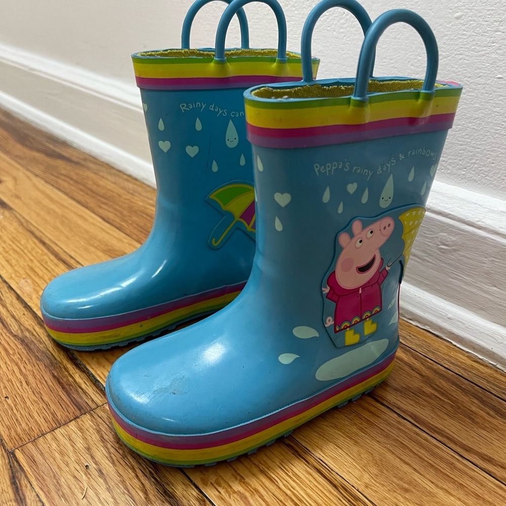 Peppa Pig Blue Rain Boots